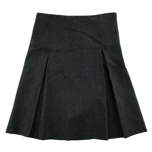Grey school Pleated skirt