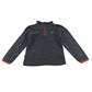 Trespass fleece 7-8 years grey quarter zipper with logo