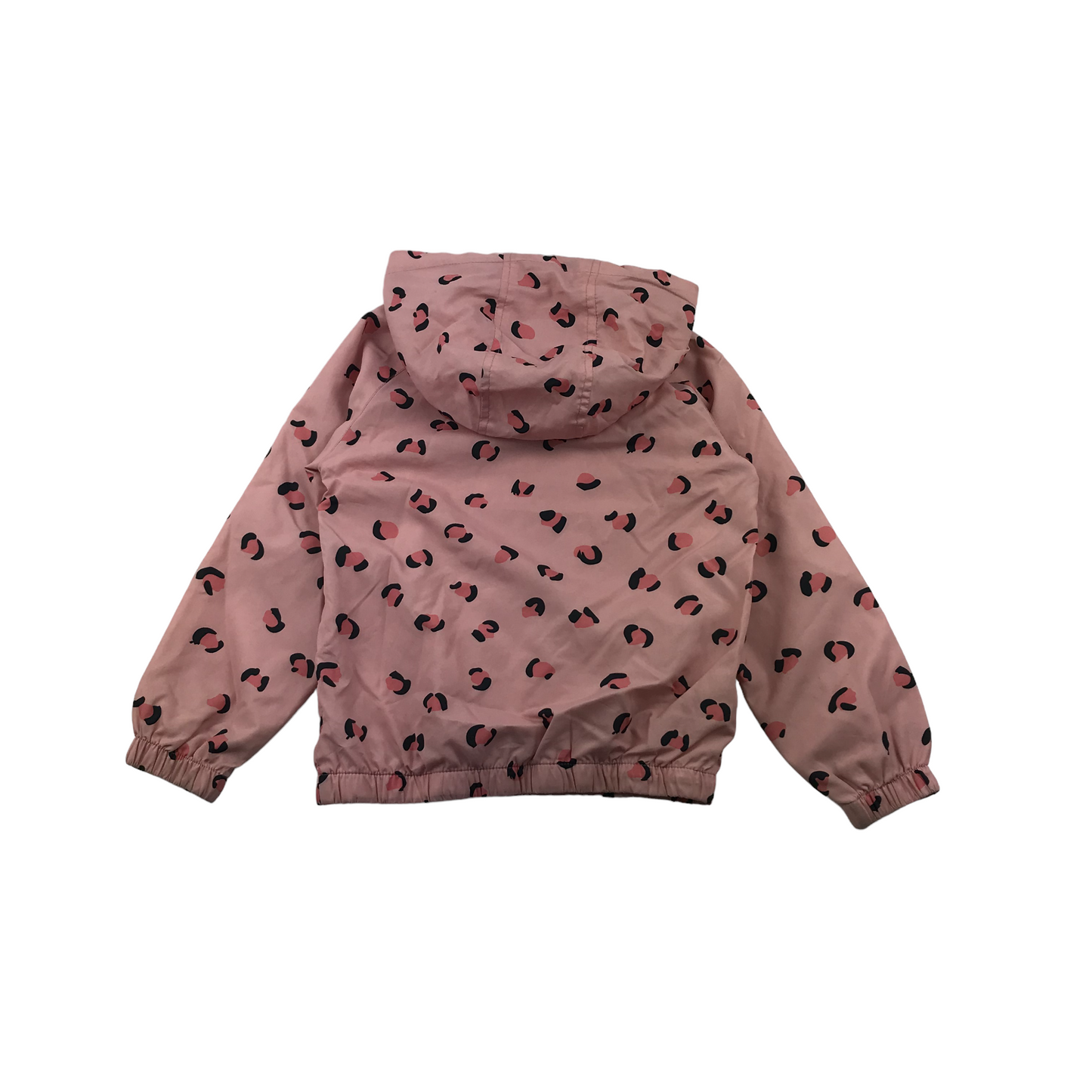 Tu Pink Leopard Pattern Light Bomber Jacket Age 5