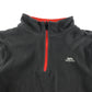 Trespass fleece 7-8 years grey quarter zipper with logo