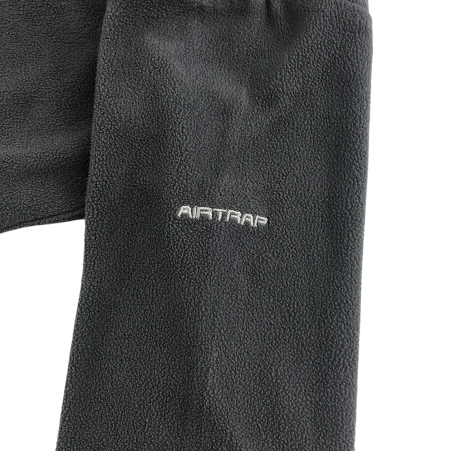 Trespass fleece 7-8 years grey quarter zipper with logo