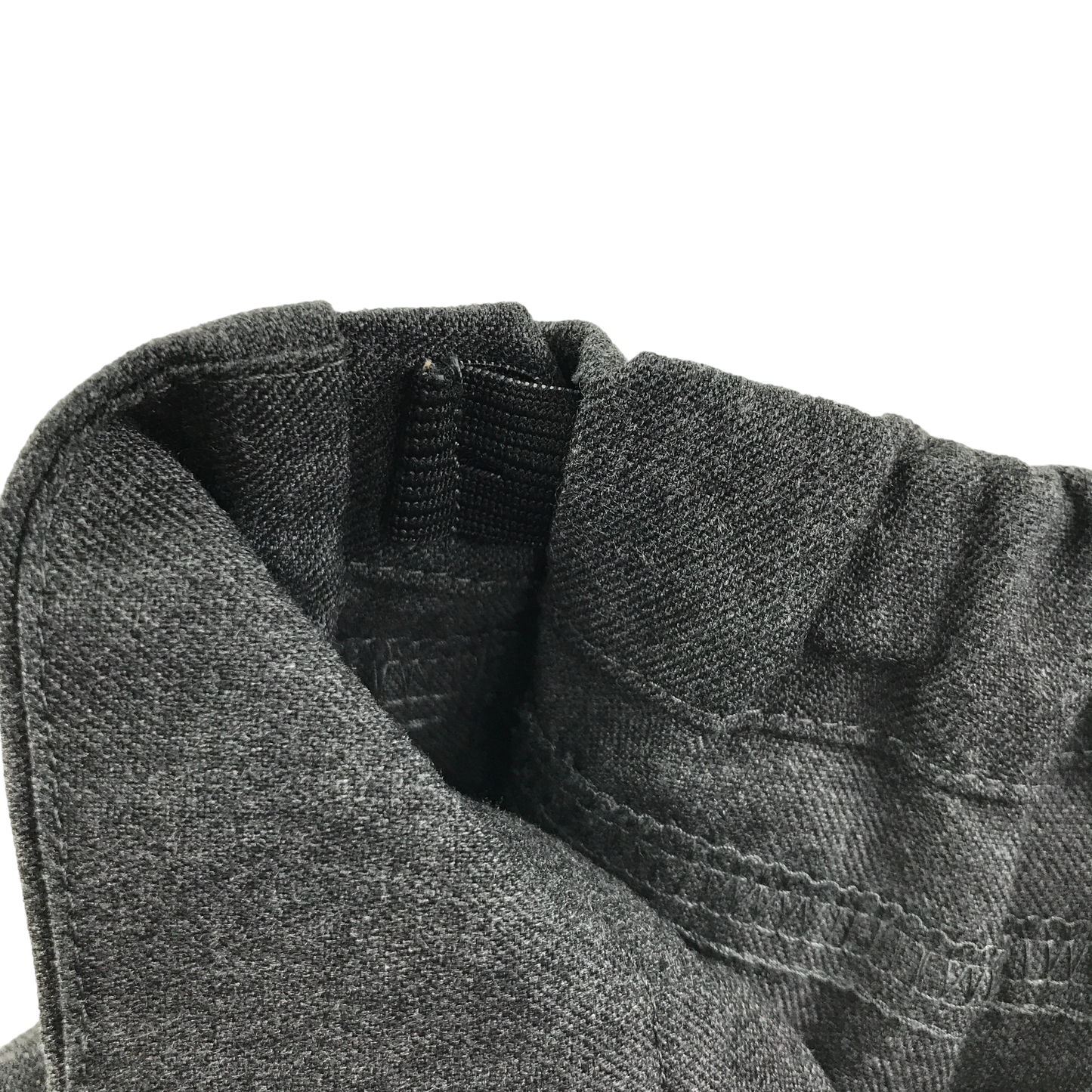 M&S grey pleated buckle detail school skirt