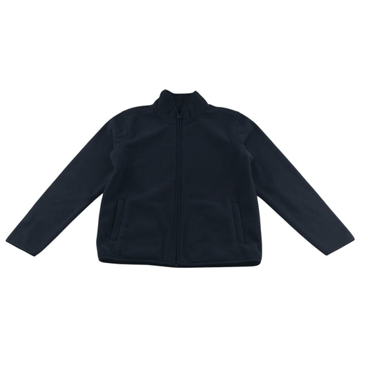 George fleece 8-9 years plain navy full zipper