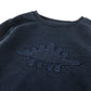 M&S sweater 5-6 years navy blue dinosaur