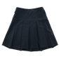Navy blue pleated school skirt