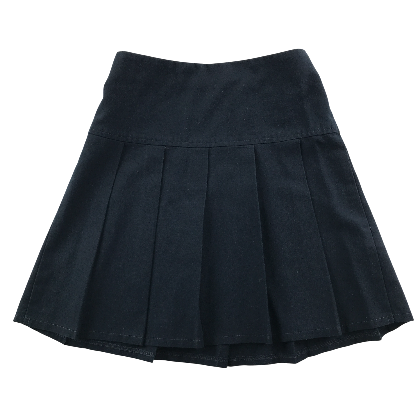 Navy blue pleated school skirt