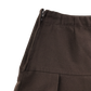 Brown pleated school skirt