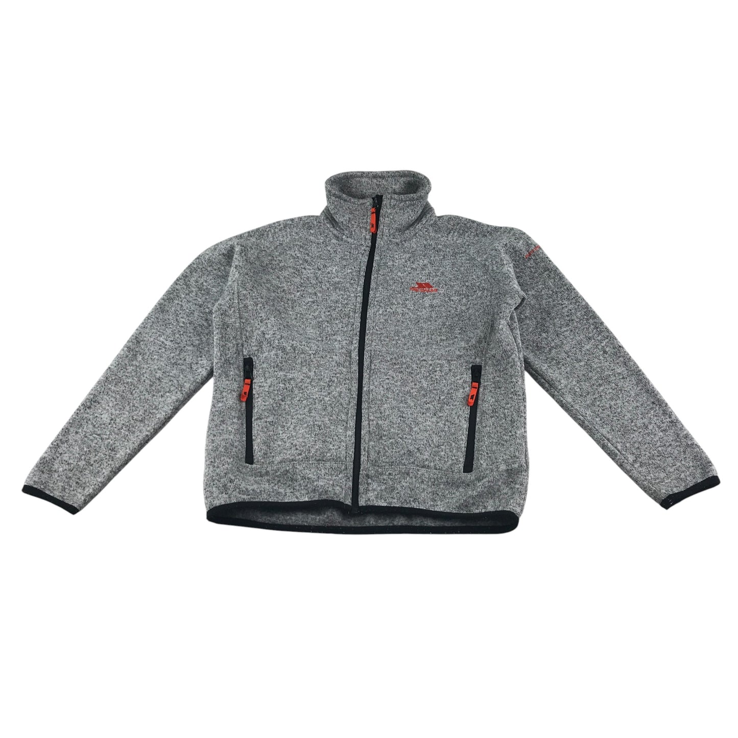 Trespass fleece 9-10 years light grey full zipper