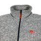 Trespass fleece 9-10 years light grey full zipper