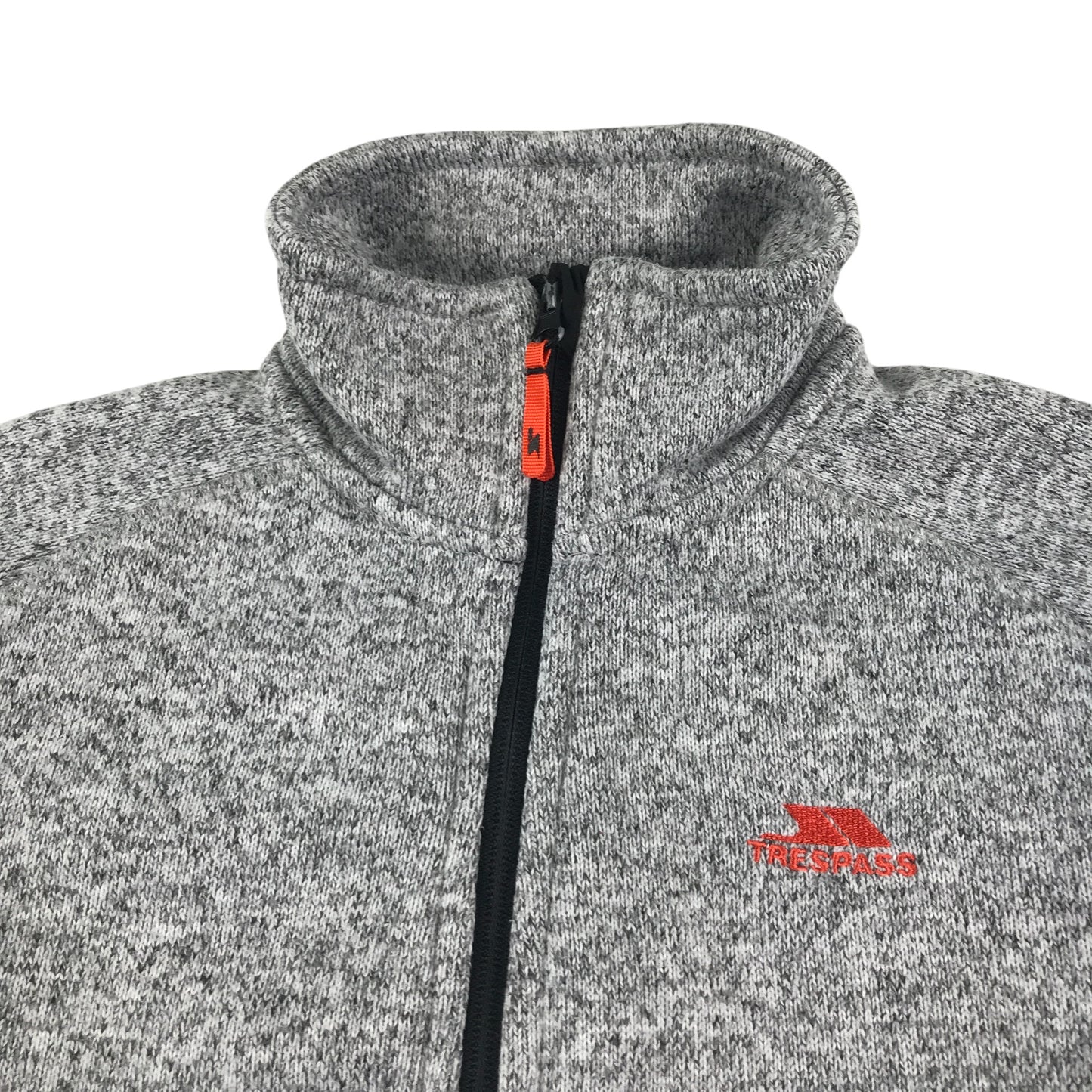 Trespass fleece 9-10 years light grey full zipper