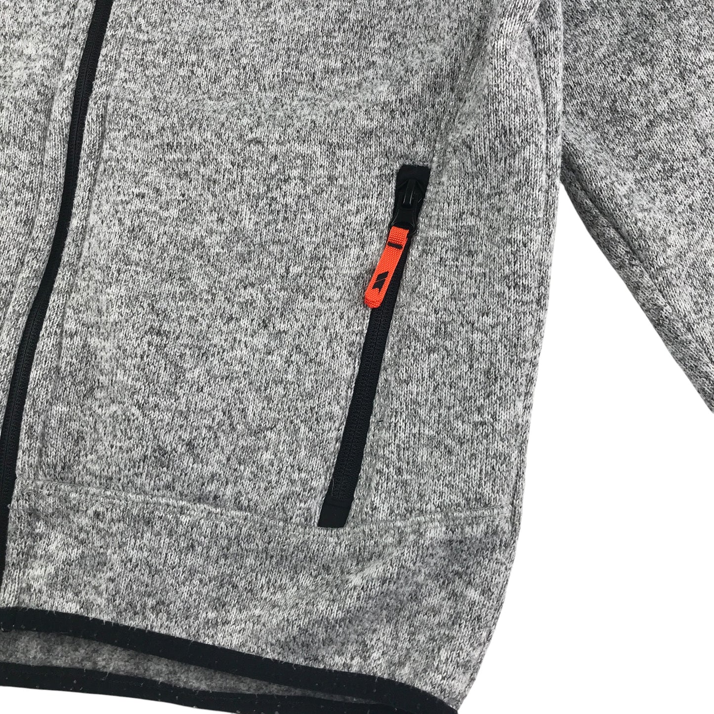 Trespass fleece 9-10 years light grey full zipper