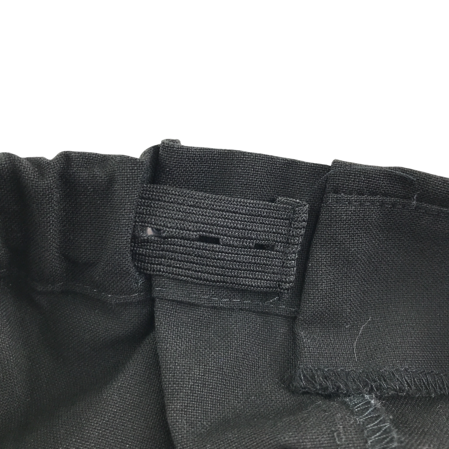 Black pleated school skirt