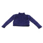 All in motion fleece woman's size 10 purple plain fluffy cropped