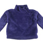 All in motion fleece woman's size 10 purple plain fluffy cropped
