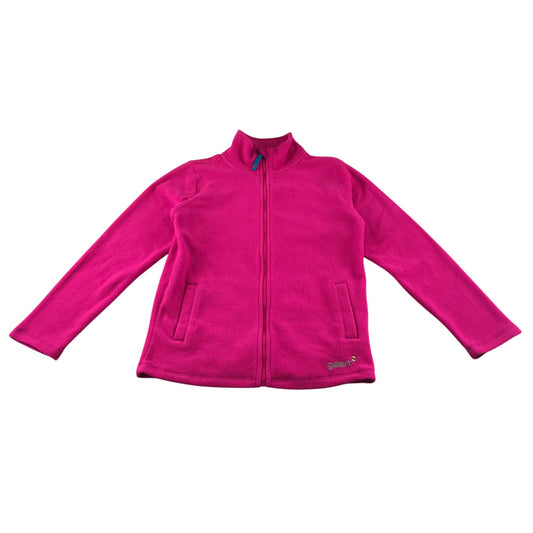Gelert fleece 11-12 years pink plain with full zipper