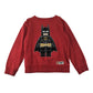 H&M sweater 7-8 years red LEGO Batman