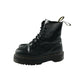 Dr. Martens combat boots shoe size 7 black leather high tops with laces