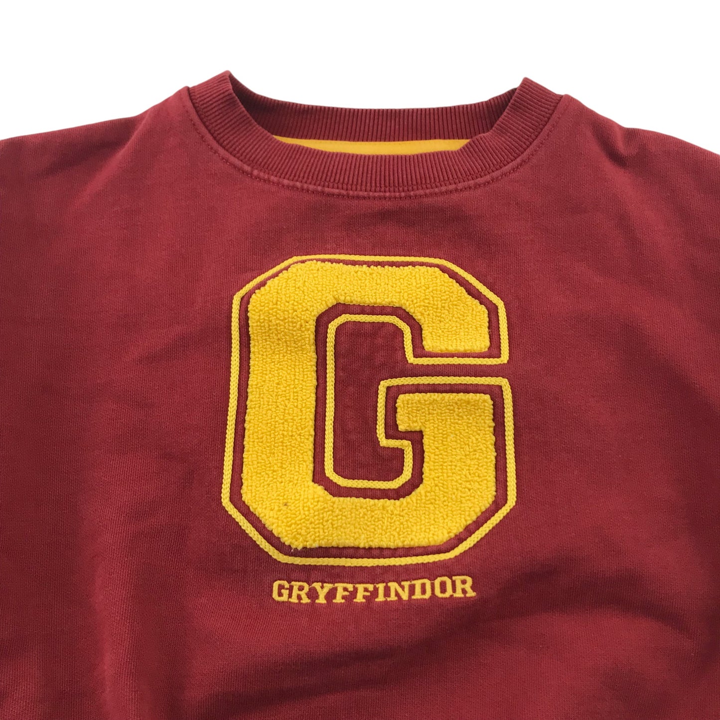 M&S sweater 6-7 years burgundy Harry Potter Gryffindor pullover