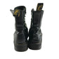 Dr. Martens combat boots shoe size 7 black leather high tops with laces