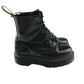 Dr. Martens combat boots shoe size 7 black leather high tops with laces