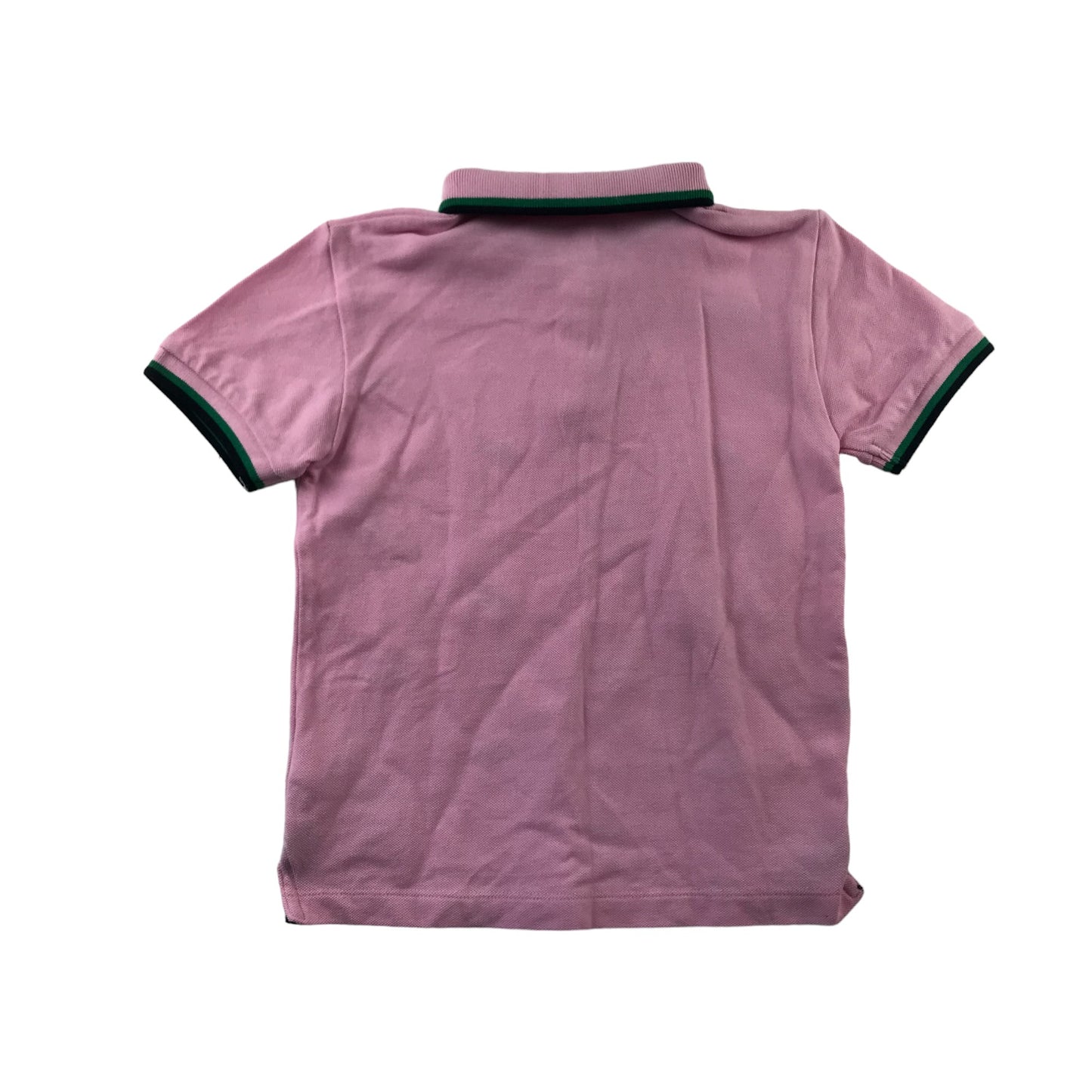 Next Polo Shirt Age 4 Pink Embroidered Car Print Cotton