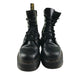 Dr. Martens combat boots shoe size 7 black leather high tops with laces