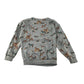 Tu sweater 7-8 years grey dogs print cotton