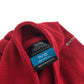 Trespass fleece 11-12 years red plain with quarter zipper pull-over