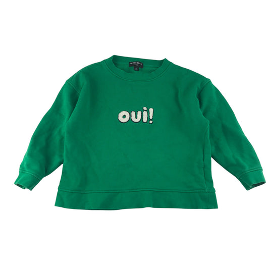 Whistles sweater 8-9 years green OUI! jersey cotton