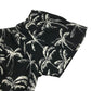 H&M Top and Shorts Set Age 13 Black and White Palm Tree Print