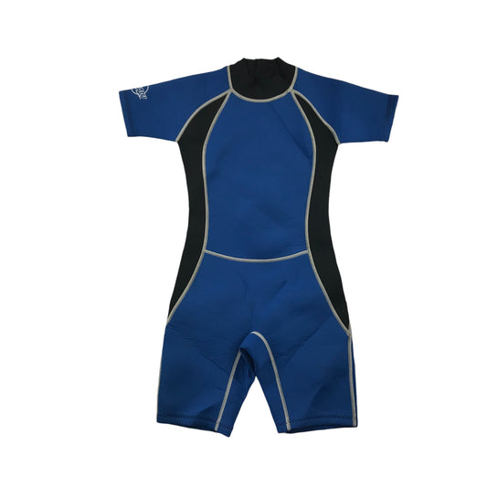 Splash Swimsuit 7-9 Years Blue and Black