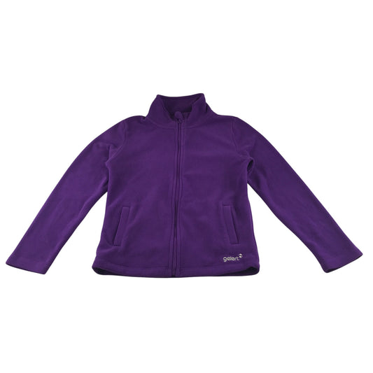 Gelert fleece 12-13 years purple plain with full zipper