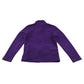 Gelert fleece 12-13 years purple plain with full zipper