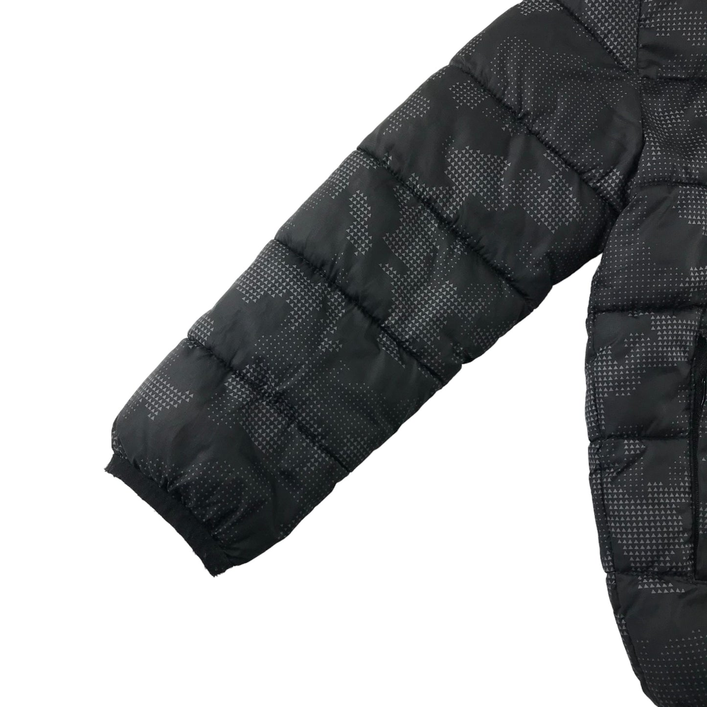 Under Armour Puffer jacket 4-5 years black graphic shapes print