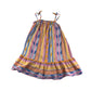 Matalan dress 9-10 years multicolour stripy graphic pattern cotton