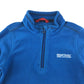 Regatta fleece 5-6 years blue with quarter zipper pull-over