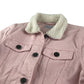 Lily & Dan 9-10 years light pink button up with fluffy collar