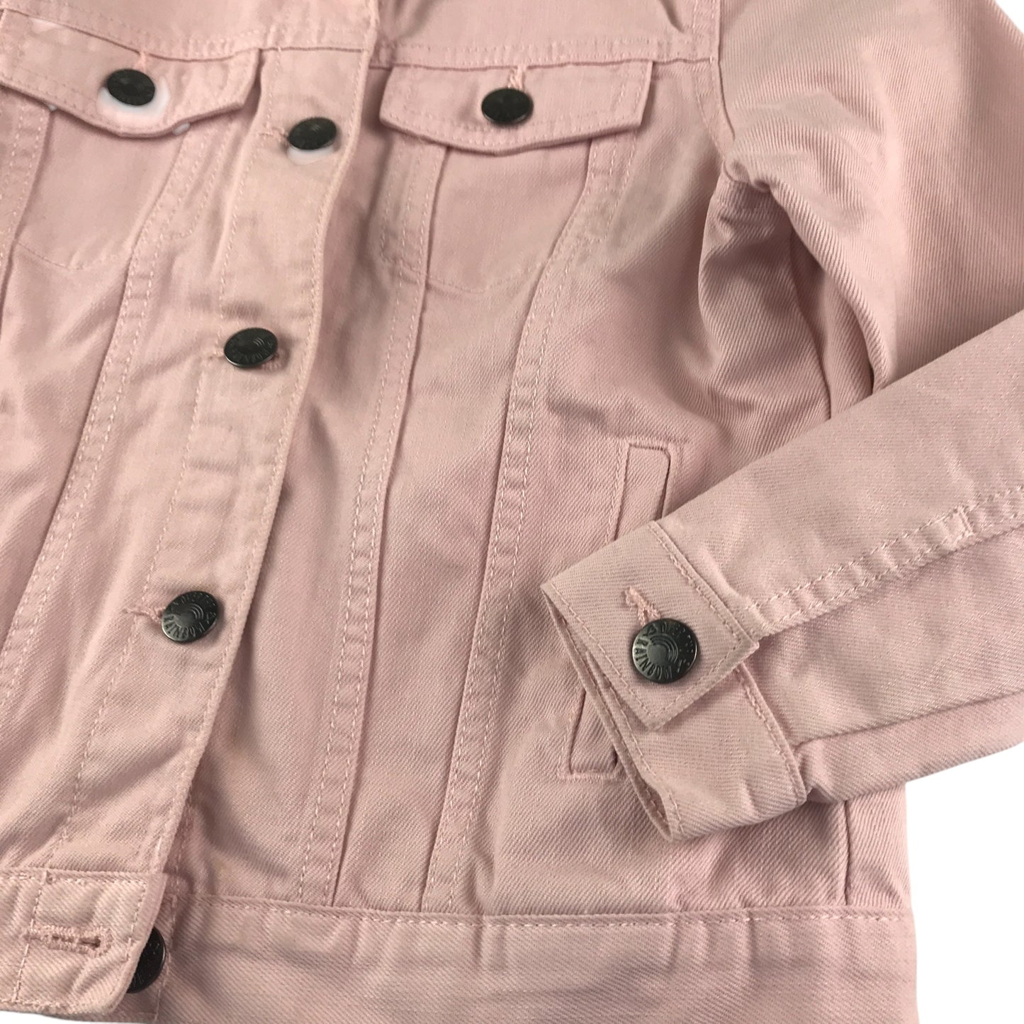 Lily & Dan 9-10 years light pink button up with fluffy collar