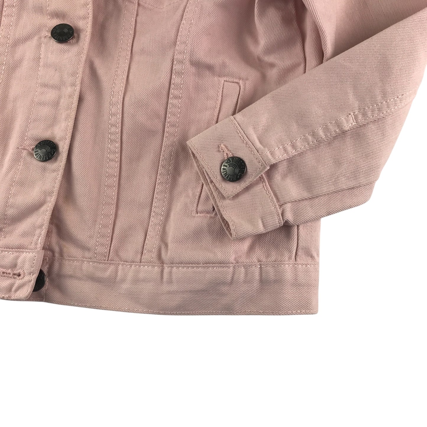 Lily & Dan 9-10 years light pink button up with fluffy collar