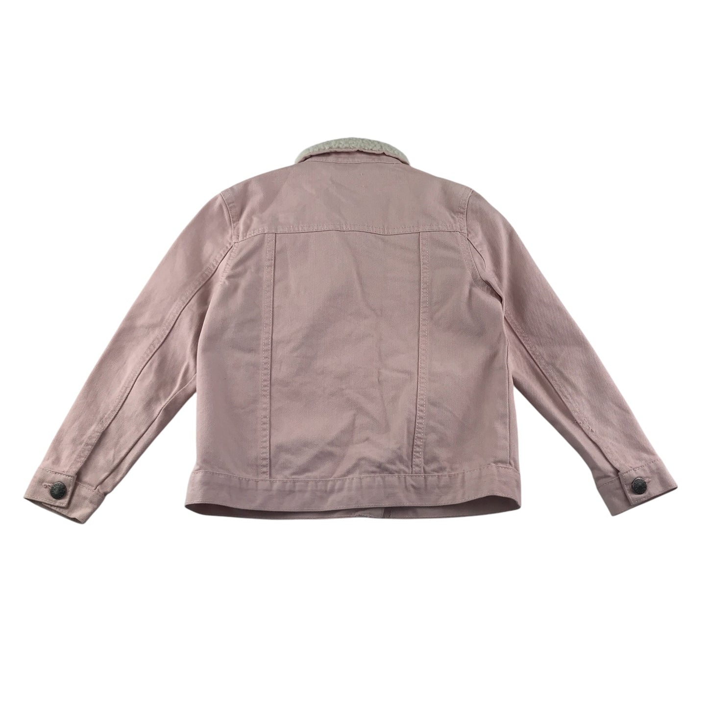 Lily & Dan 9-10 years light pink button up with fluffy collar