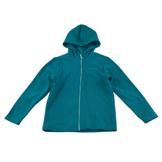 Mountain Warehouse fleece 7-8 years light blue plain with full zipper