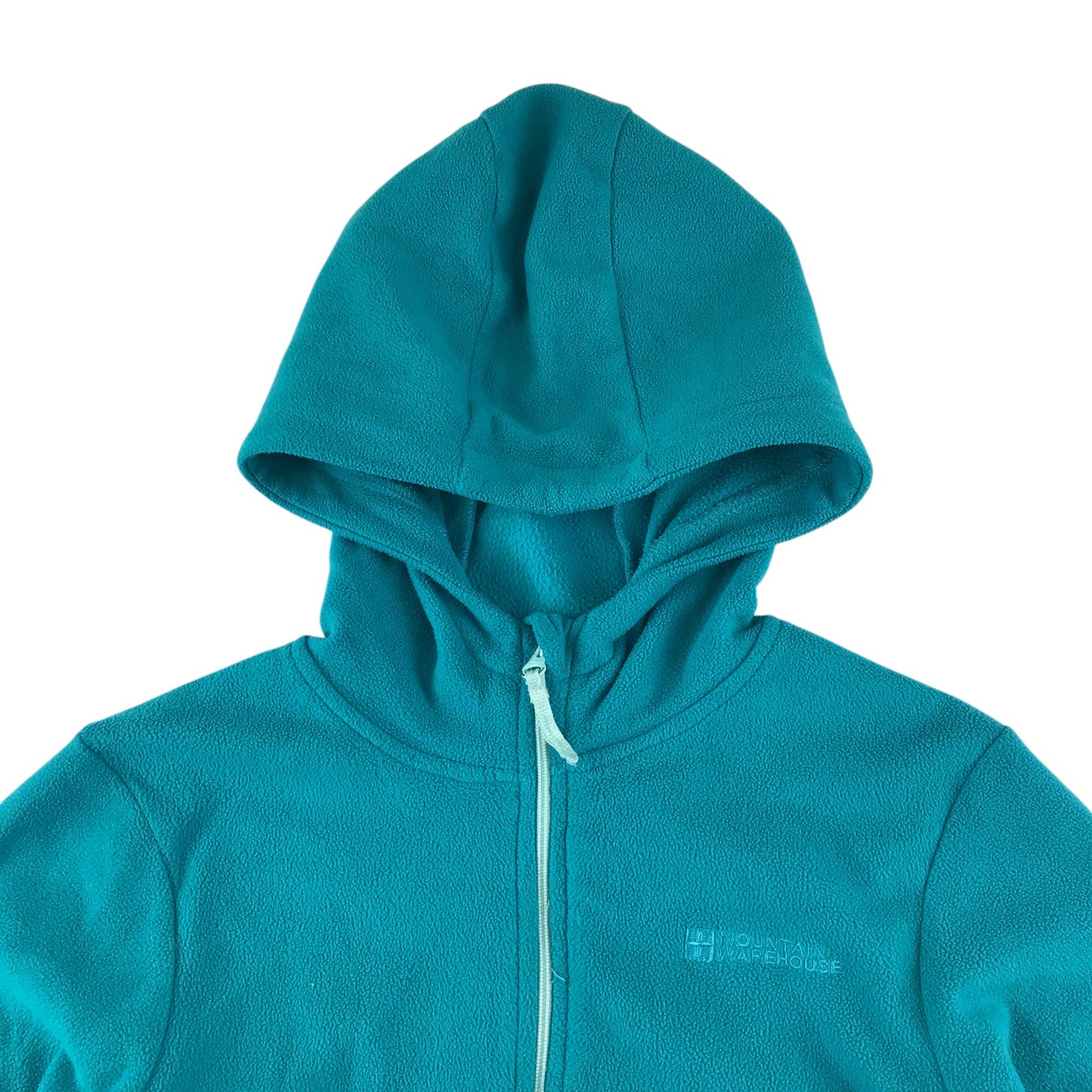 Mountain Warehouse fleece 7-8 years light blue plain with full zipper