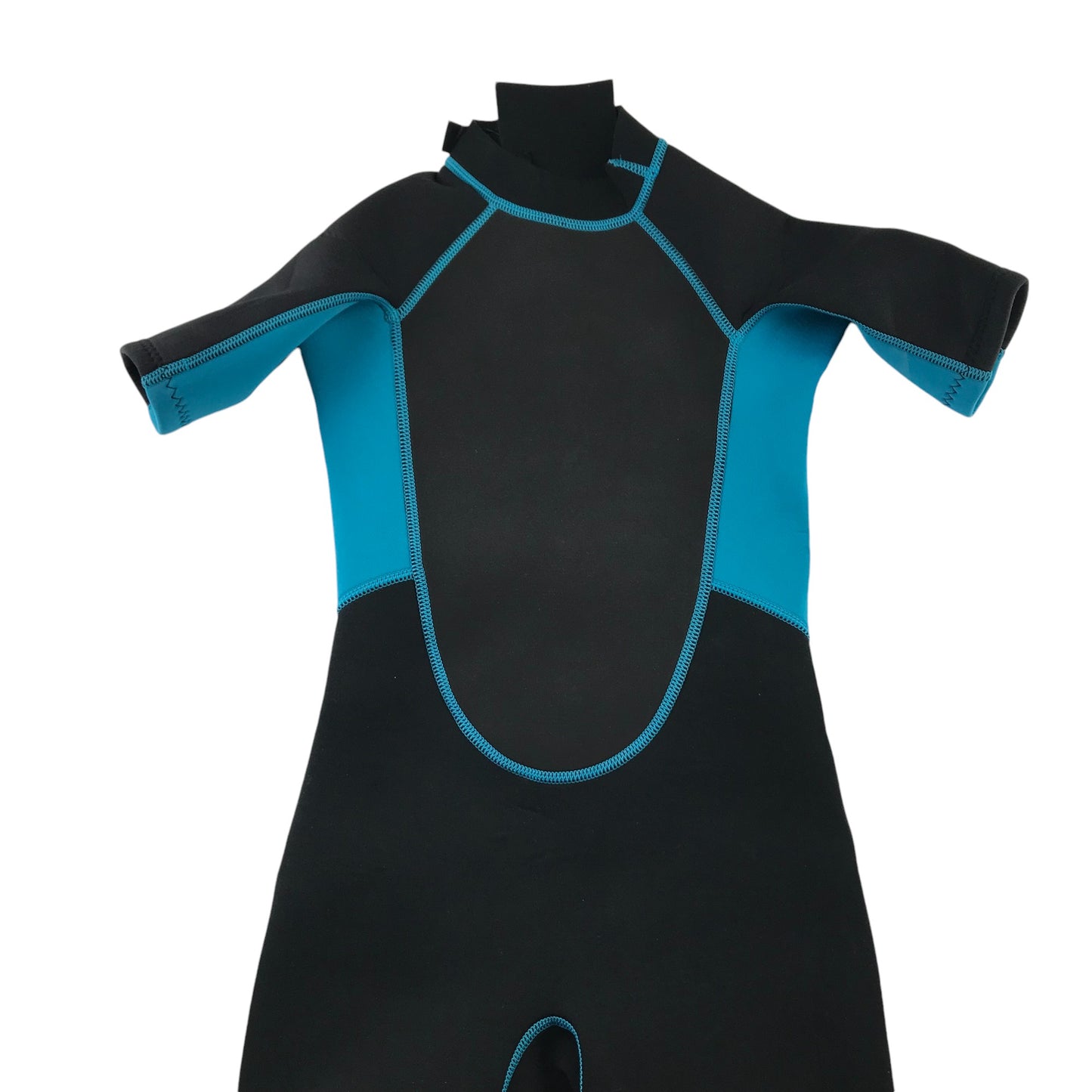 Crane Swimsuit 7-8 Years Black and Blue Detailing