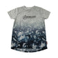 Primark T-shirt Age 12 Grey and Blue Avengers Print