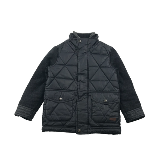 Jasper Conran Black Quilted Coat Age 5