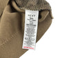 Next polo shirt 5-6 years brown argyle pattern cotton light jumper