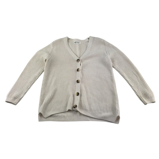 H&M cardigan 7-8 years white v neck cardigan knitwear