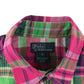 Ralph Lauren shirt 4-5 years green and pick checked with front pockets
