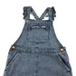 George dungaree dress 5-6 years light blue frill detailed denim cotton