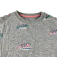 M&S t-shirt 4-5 years grey Chameleons print design